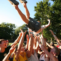 Everyone had a good time at Opening Convocation